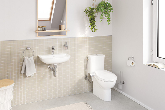 Туалетный ершик настенный в комплекте Grohe Bau Cosmopolitan Neutral (40463001) Черновцы - изображение 3