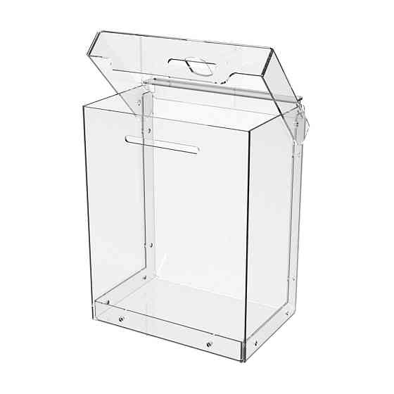 Ящик EKOSTAR с замком для сбора денег и анкет объем 1,5 литров Киев