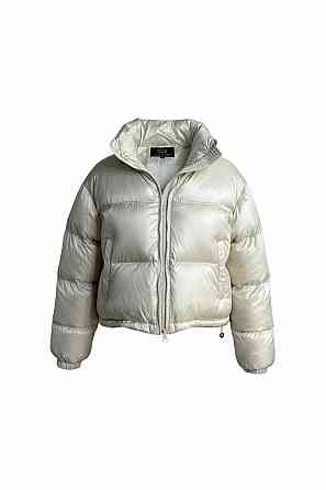 Куртка жіноча Lady Yep 10015 коротка глянцева пуффер перламутровий беж, перламутровий беж, 44 Київ