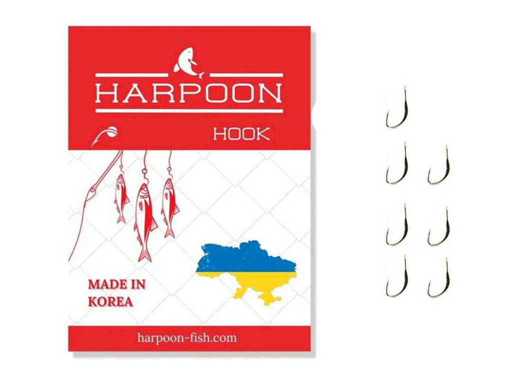 Гачок для мирної риби AJI DOUSKI GOLD №6 (7 шт/уп) ТМ HARPOON Київ - фото 1