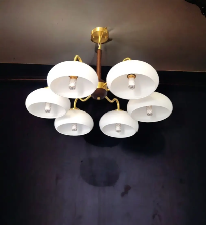 Світлодіодна люстра Примула 5040 (Золота) на 6 плафонів Київ