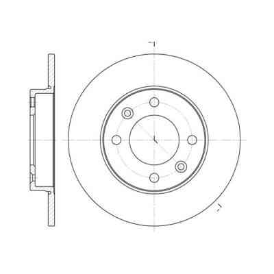 Гальмівний диск REMSA 6630.00 Вінниця