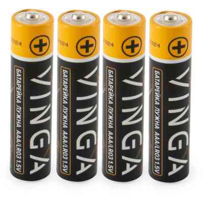 Батарейка AAA LR03 Alkaline 4pcs Blister Vinga (VJABAAA4) Винница
