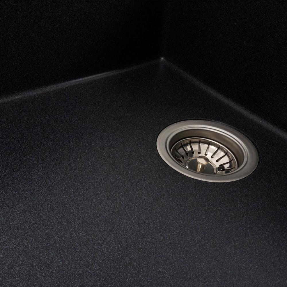 Гранітна мийка для кухні VALESO DIAMOND 8650 матова Карбон Коломыя - изображение 2