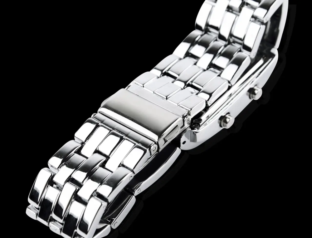 Уникальные бинарные мужские часы Skmei 0953 (Серебристый) Винница - изображение 7