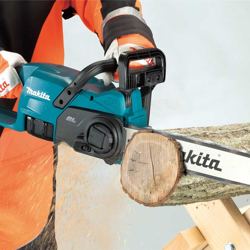 Професійна акумуляторна ланцюгова пила MAKITA DUC357RT : з АКБ 18V 5 Ah, шина 35 см, вага 4.2 кг Київ - фото 10