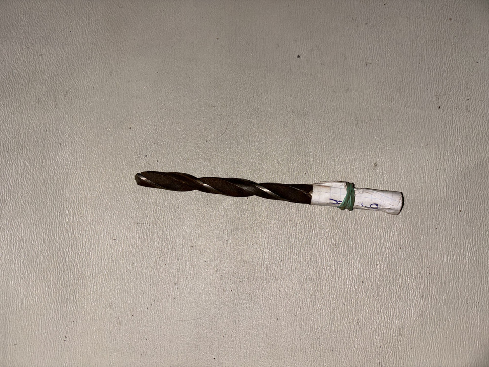 Свердло з циліндричним хвостовиком 9.7 мм. HSS. СССР. Харків - фото 1