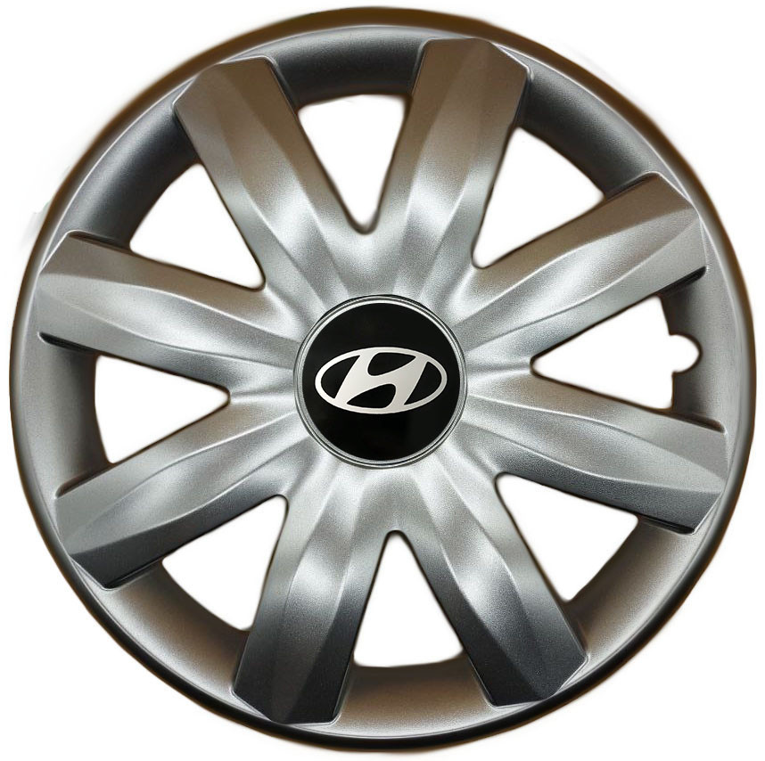 Автомобильные модельные колпаки R14 Hyundai 221 4шт, SJS, серебряные Киев - изображение 1