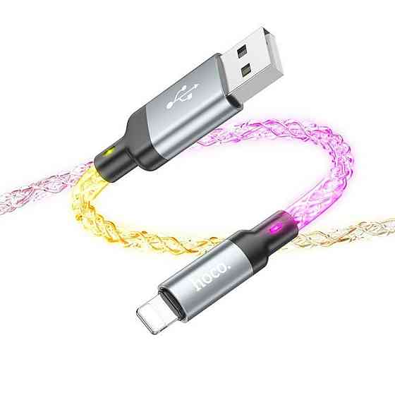 Кабель HOCO U112 Shine charging data cable for iP Gray Київ