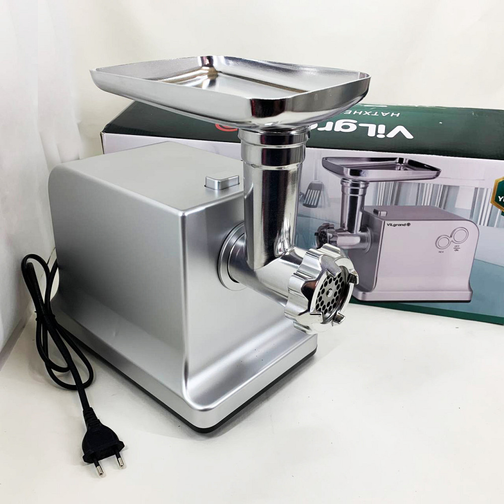 Мясорубка для интенсивного использования VILgrand V221-PMG 2200 Вт, Электромясорубка бюджетная YM-65 Львов - изображение 5