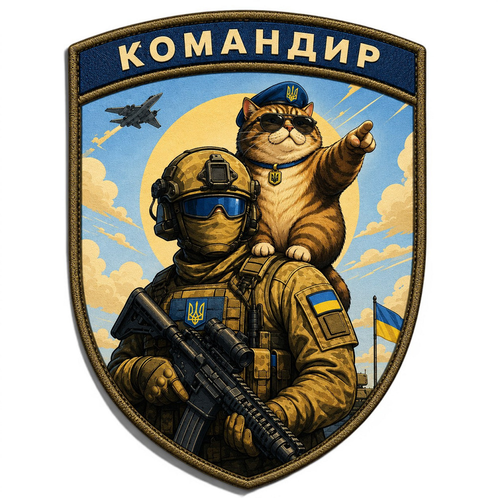 Патч / шеврон Командир Запоріжжя - фото 1