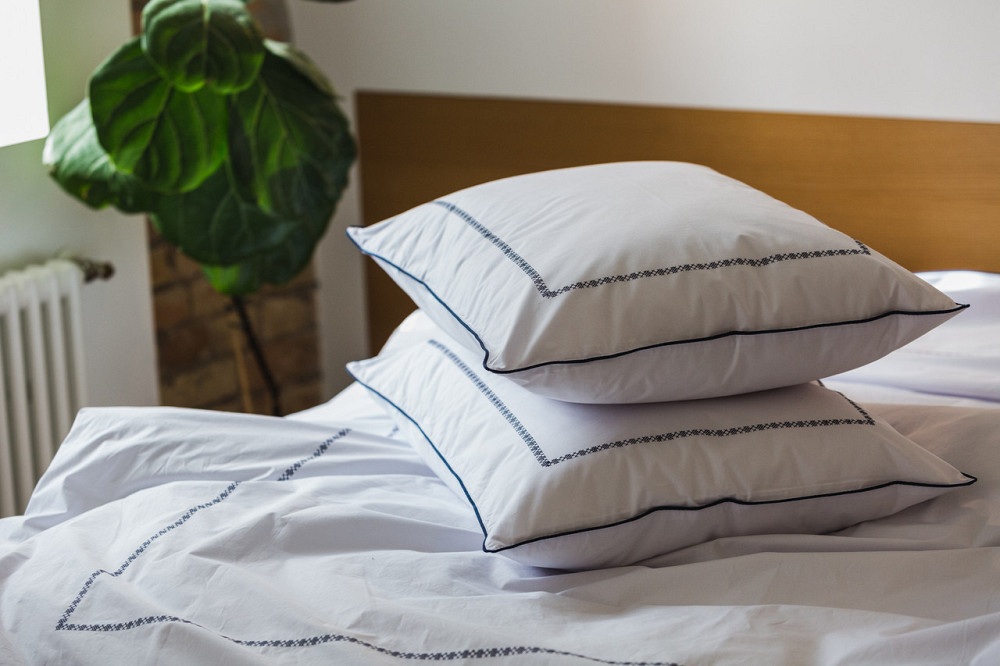 Ecotton Комплект постільної білизни Ecotton Євро з вишивкою та кантом український хрестик Dark Коломия - фото 9