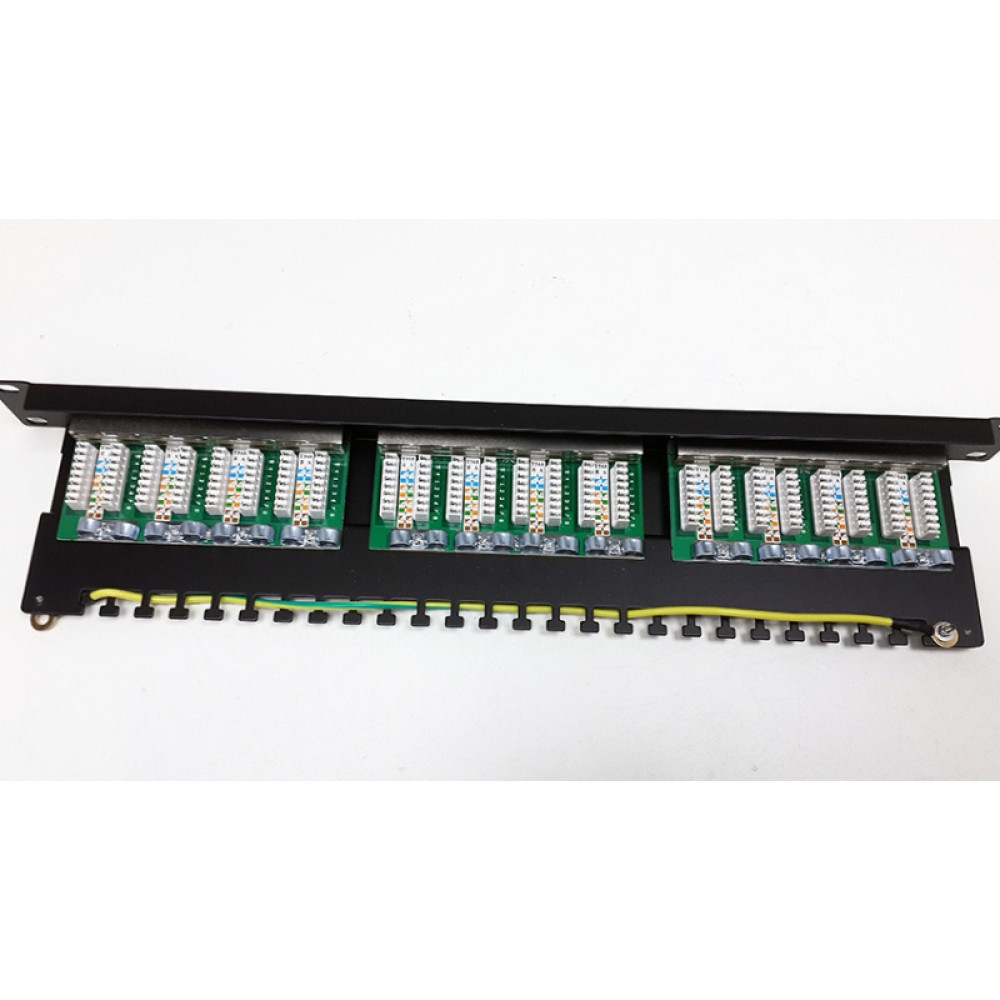 Патч-панель CMS 19" 24xRJ-45 FTP, кат. 5e з огранізатором кабелю Київ - фото 3