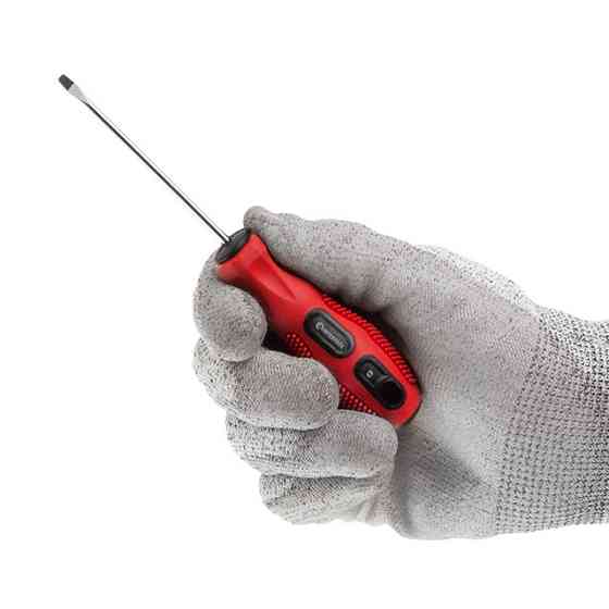 Отвертка шлицевая, SL3×75 мм, Cr-V INTERTOOL VT-3101 Киев