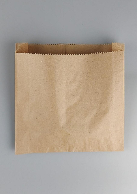 Бумажные пакеты саше 22/6*21  коричневый (100 шт) Харьков - изображение 2