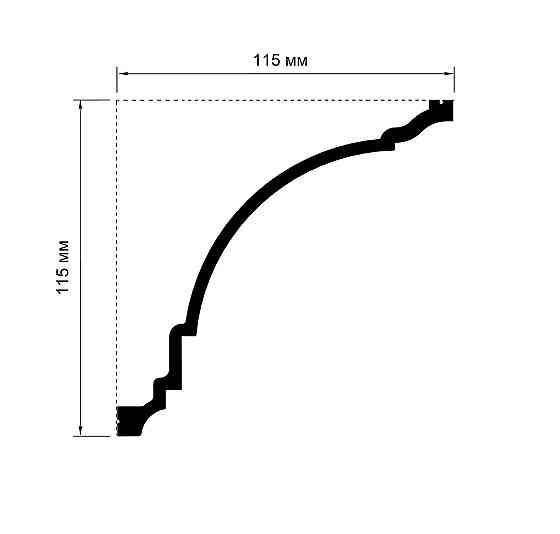 Карниз полимерный Grand Décor KH 920 Днепр
