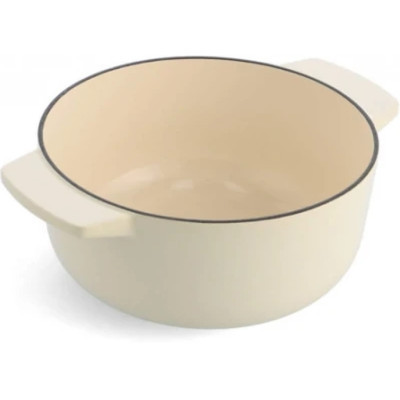 Кастрюля KitchenAid чавунна з кришкою 3,3 л Мигдалевий крем (CC006056-001) Винница - изображение 4