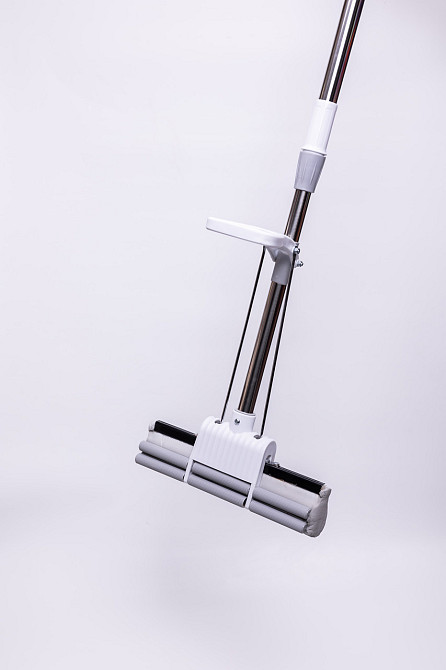 Швабра губка для мытья пола с отжимом швабра 38 (см) телескопическая самоотжимная HP-35015-33 Киев - изображение 6