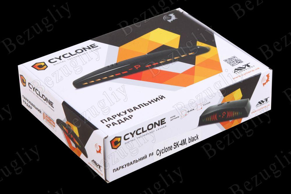Парктроник 4 датчика Cyclone черный Винница - изображение 2