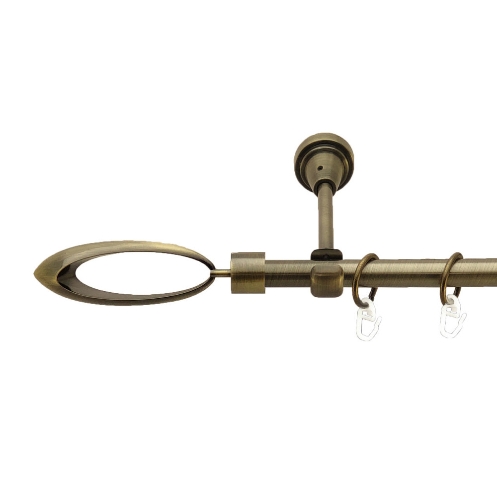 Карниз Orvit Венеція металевий однорядний відкритий Антик 16 мм 200 см (3327865) Львов - изображение 1