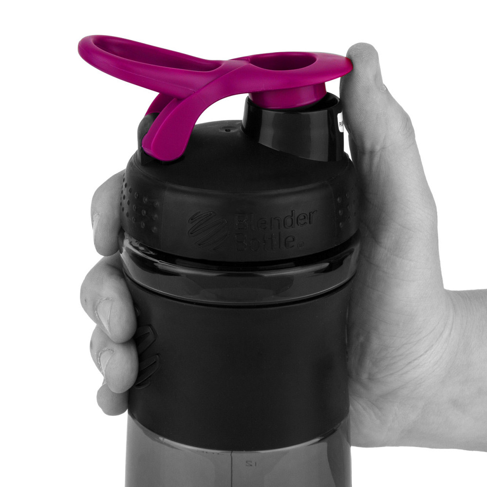 Шейкер спортивний (пляшка) BlenderBottle SportMixer Flip 28oz/820ml Black/Pink Кам'янське - фото 4