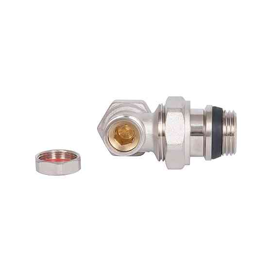 Кран радіаторний Thermo Alliance Base 1/2" ВН з антипротіканням кутовий SD229W15 Київ