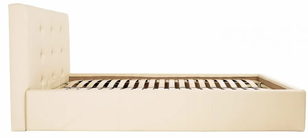 Кровать Двуспальная Manchester Comfort 180 х 190 см Fly 2207 С подъемным механизмом и нишей для белья Бежевый Киев - изображение 4