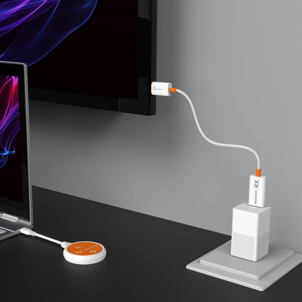 Подовжувач J5create USB-C — HDMI (M/M) до 15 м White (JVAW62-N) ( 12774 ) Харків - фото 7