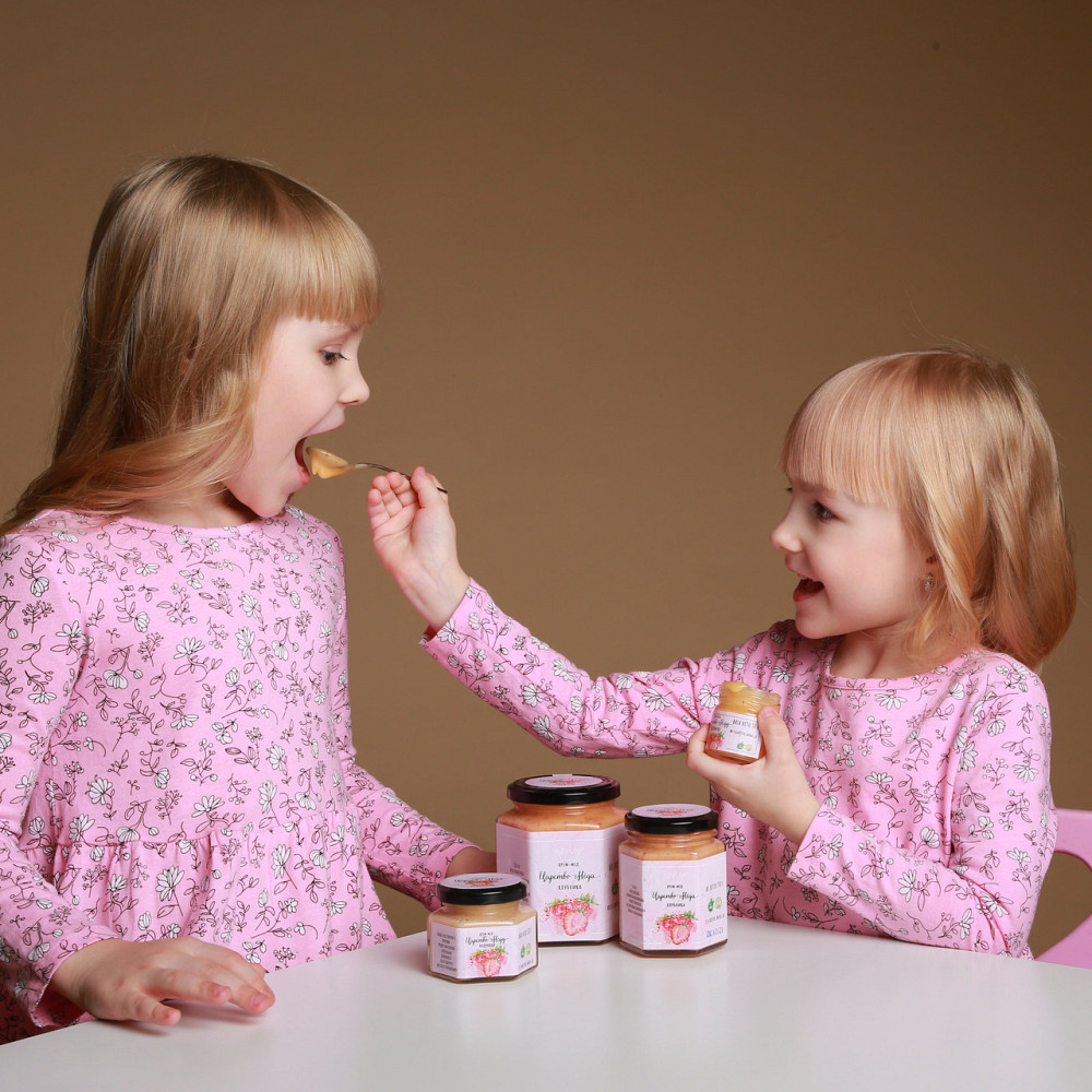 Крем мед с клубникой 50 грамм Одесса - изображение 5