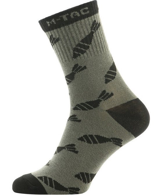 Повседневные Носки высокие легкие из хлопка M-Tac 