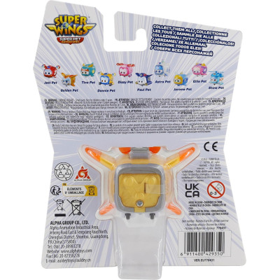 Фигурка Super Wings Super Pet Золотой Мальчик любимчик любимец (Golden Boy pet), светло (EU770431) Винница - изображение 6
