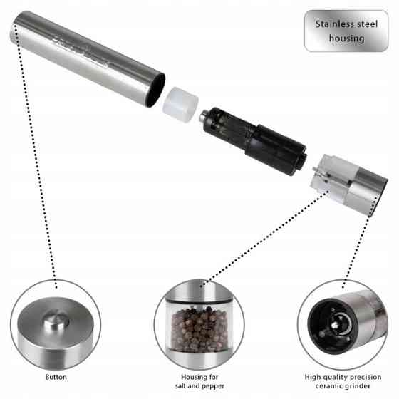 Электрический набор мельниц для перца и соли ProfiCook PC-PSM (1031) Нововолынск