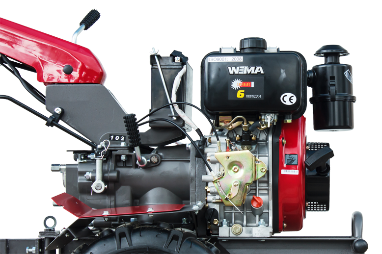 Мотоблок WEIMA WM1100AE-6 KM DIFF (4+2 скор., дизель 6 л.с., разблокираторы, колеса 5,00-12) Харьков - изображение 6