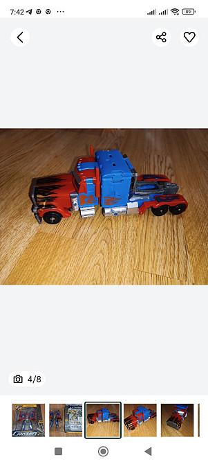 Трансформер Оптимус прайм 22 см. Киев - изображение 6