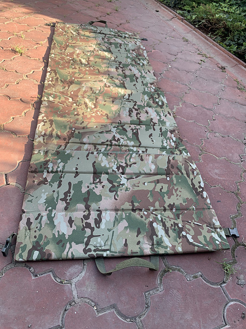 Каремат тактичний складний військовий мультикам 190/60/1, Сидіння армійське, Килимок - сідниця польо Дніпро - фото 2