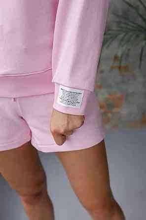 Костюм спортивний жіночий худі з шортами Барбі XS-S Харків