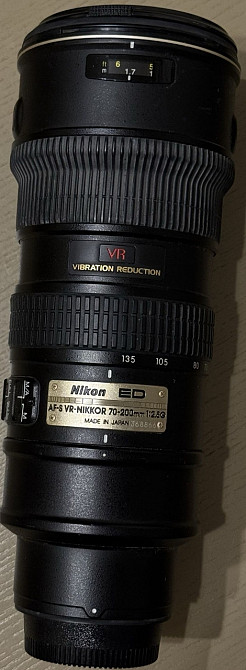 Об'єктив Nikon ED af-s vr nikkor 70-200 mm 2.8G. Київ - фото 2