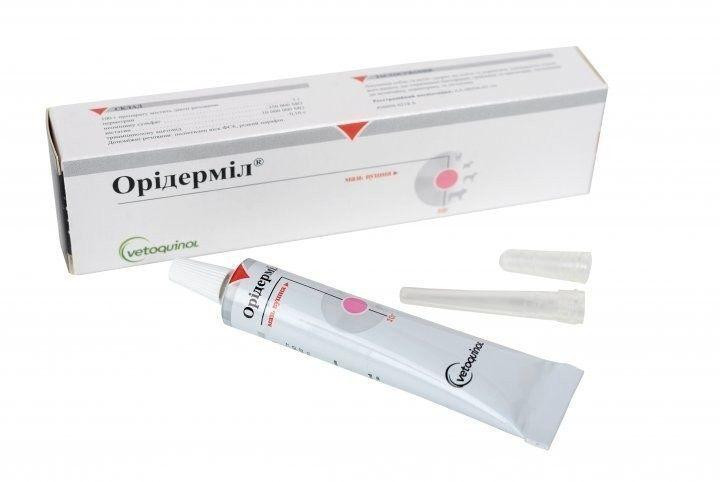 Оридермил 10 г ушная мазь, Biowet Vetoquinol (срок годности до 03.2026 г ) Винница - изображение 1