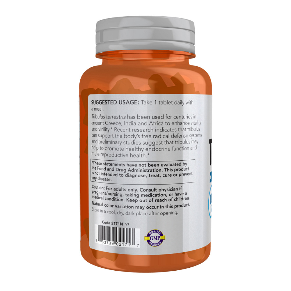 Екстракт трибулус террестрис Now Foods Tribulus 1000 мг 180 таблеток Луцьк - фото 3