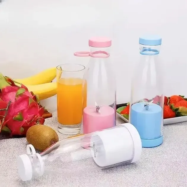 Компактный Блендер портативный на 420мл Juicer YC-02 1200 мАч для свежего сока и смузи Киев - изображение 9