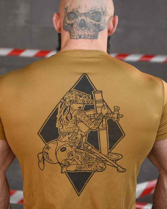 Тактична популярна футболка SABUR mina кайот ВТ6569 Одеса - фото 4