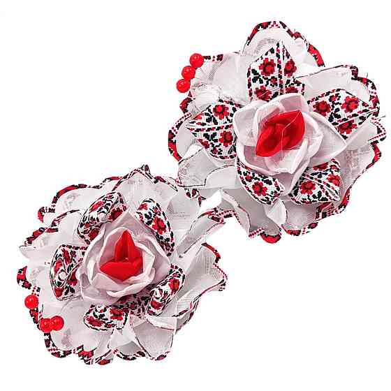 Банти дитячі на резинці для волосся «Вишиваночка» 0108-352, 2 штуки Вінниця