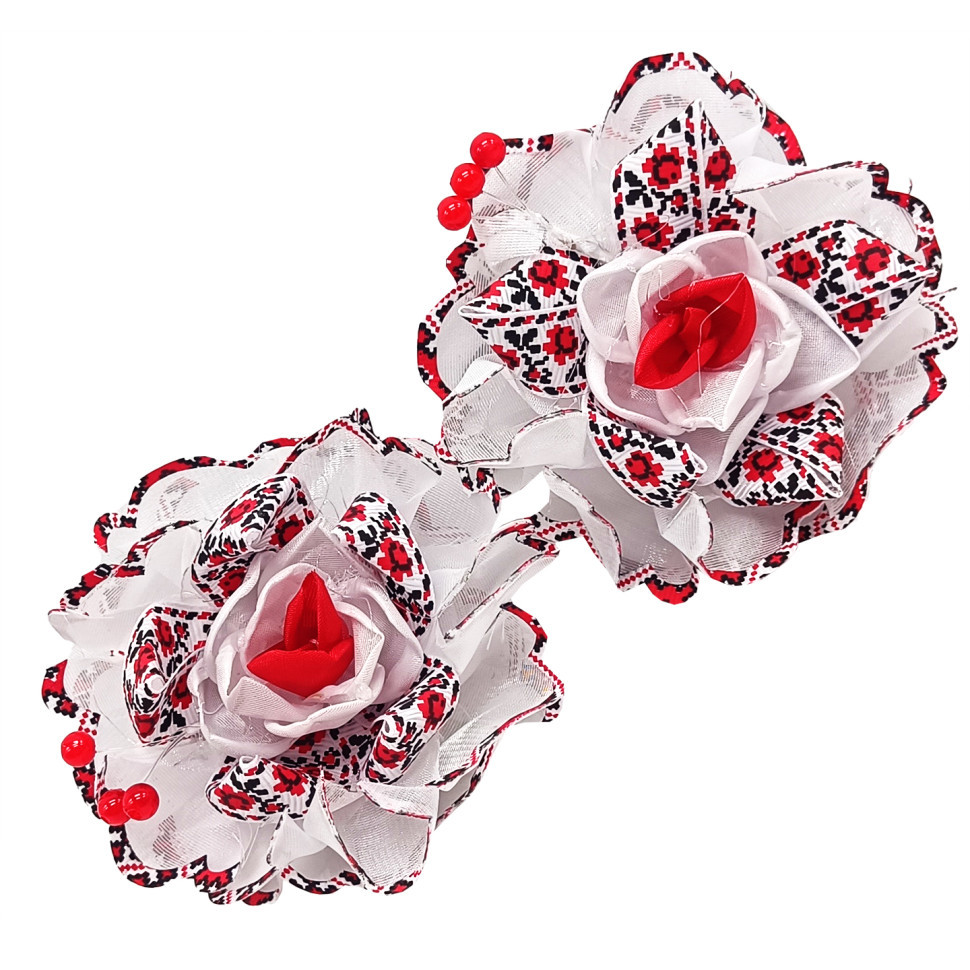 Банти дитячі на резинці для волосся «Вишиваночка» 0108-352, 2 штуки Вінниця - фото 1