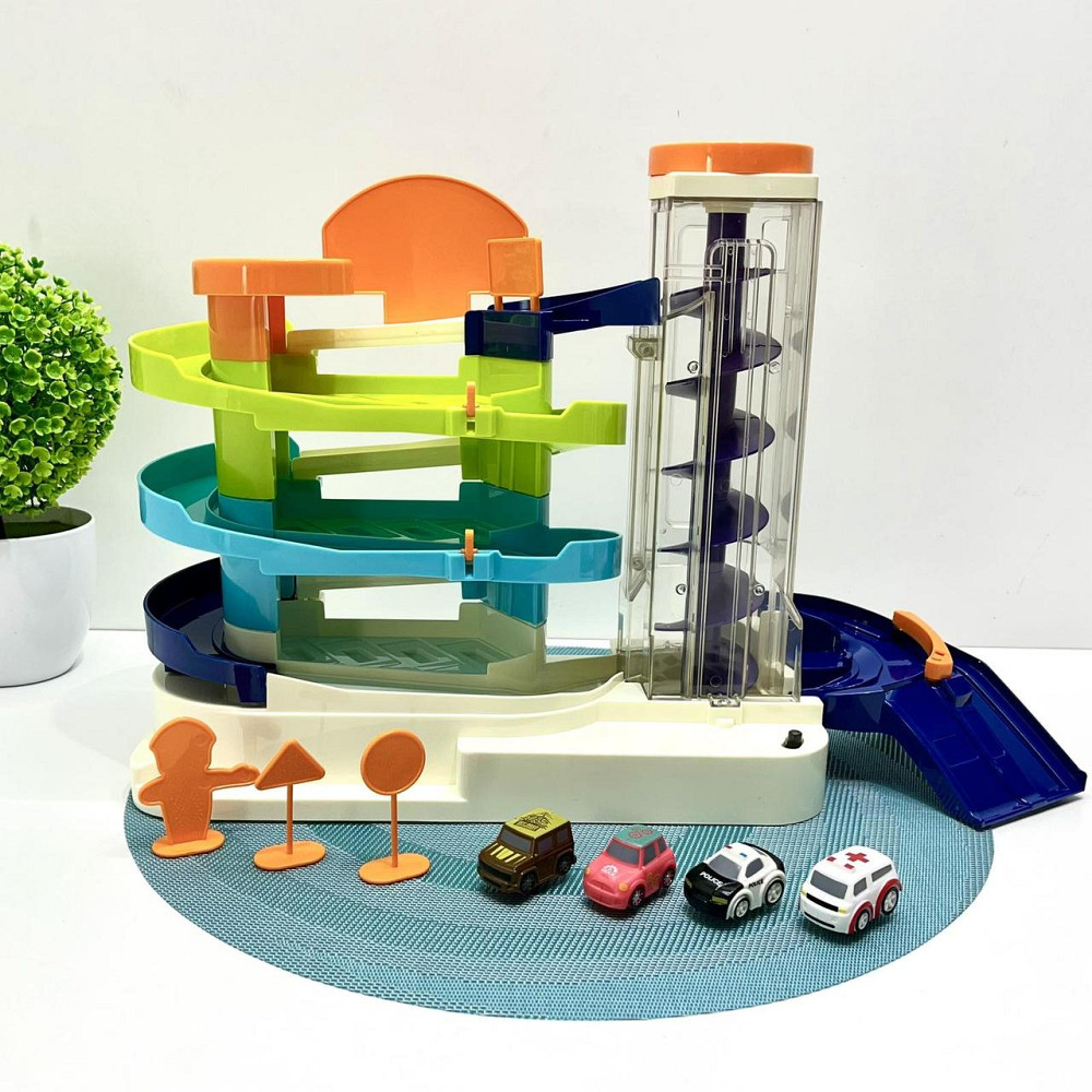 Трек паркінг TK Group багаторівневий 4 машинки в наборі (TK-79920) Чернигов - изображение 1