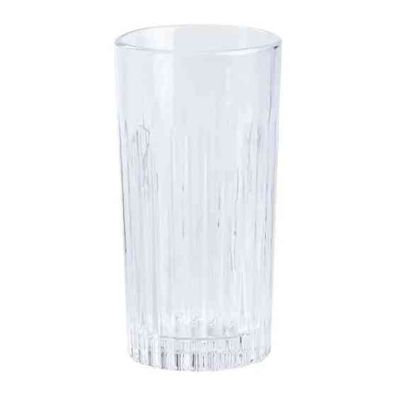 Набір склянок скляних із 6 штук по 360 мл прозорий HP4165 Київ