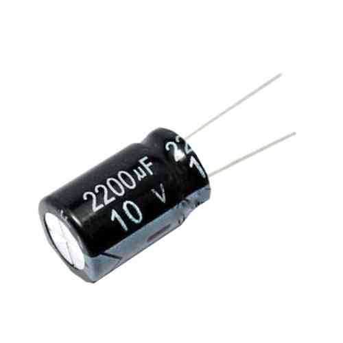 Конденсатор электролитический алюминиевый 10шт, 2200мкФ 10В 105С Винница