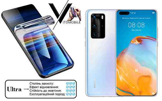 Полиуретановая пленка Ultra для Huawei P40 Pro – минимальная толщина, максимальная защита! Киев