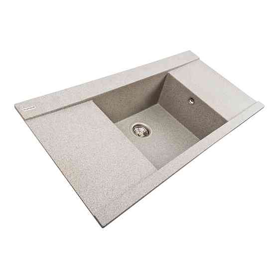 Гранітна мийка для кухні Platinum 9651 ATLAS матовий Сірий Коломия