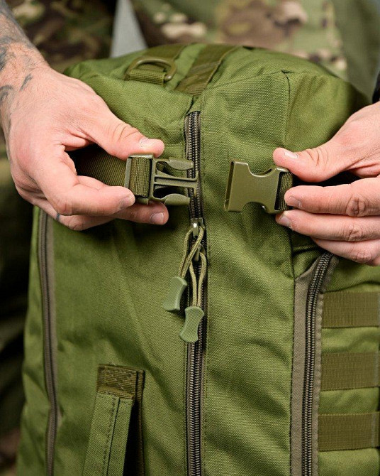Тактичний рюкзак-баул X-TACTICAL oliva ПП4722 Одеса - фото 8