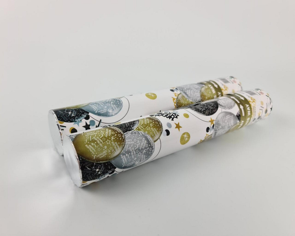 Хлопушка пневматическая шарики Happy Birthday, длина 30 см 4830-09 (1 пачка) Харьков - изображение 4